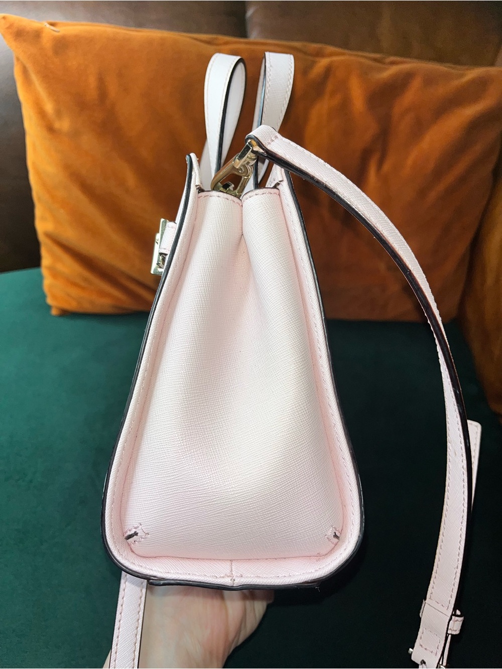 kate spade Pink Perforated Leather Tote - Picture 11 of 15